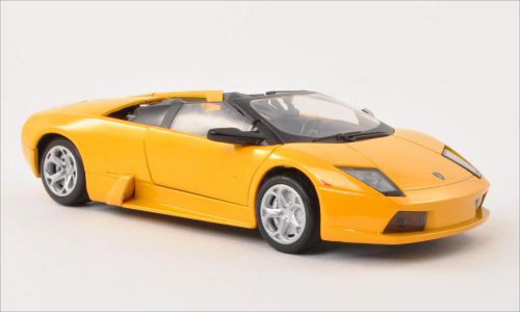 Lamborghini Murcielago Roadster 1/24 Motormax Roadster metallico giallo modellino in miniatura