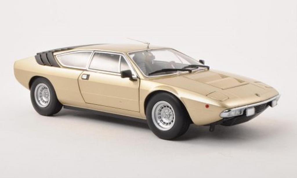 Lamborghini Urraco 1/18 Kyosho P250 gold modellino in miniatura