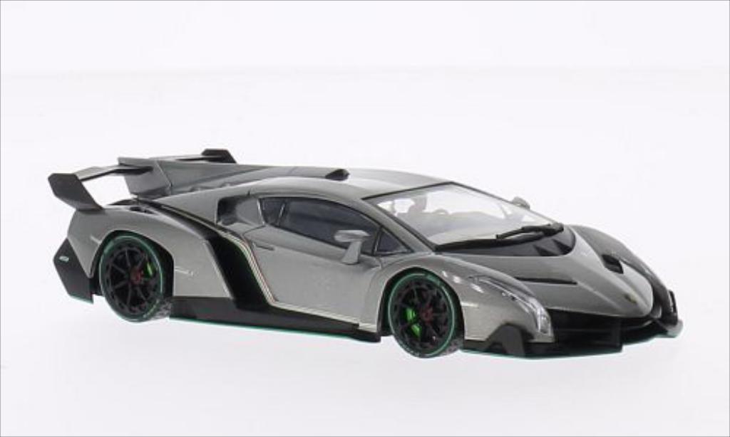 Lamborghini Veneno 1/43 Kyosho metallico grigio/grun modellino in miniatura