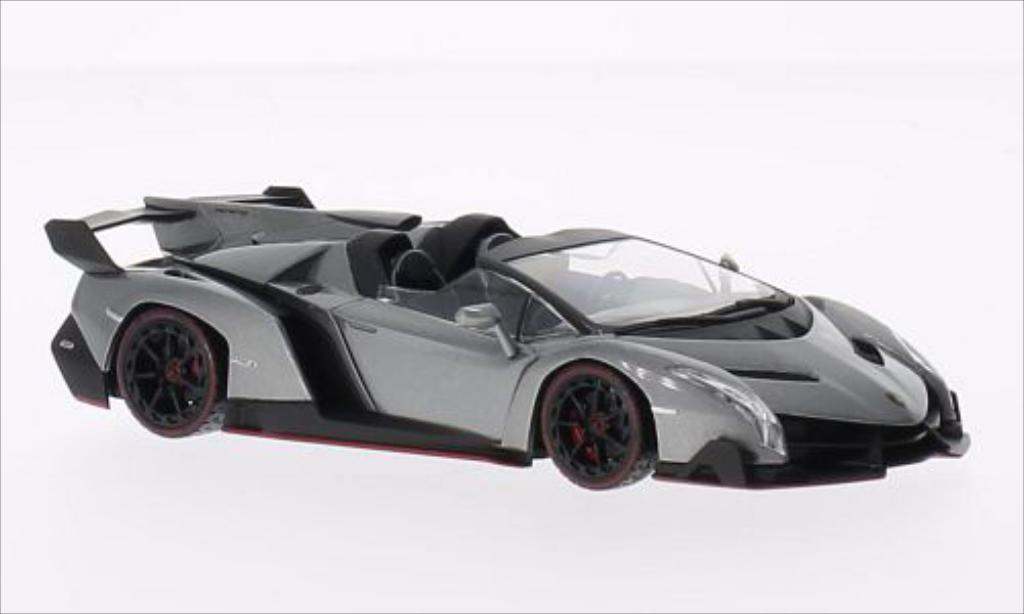 Lamborghini Veneno 1/43 Kyosho Roadster metallico grigio/grun modellino in miniatura