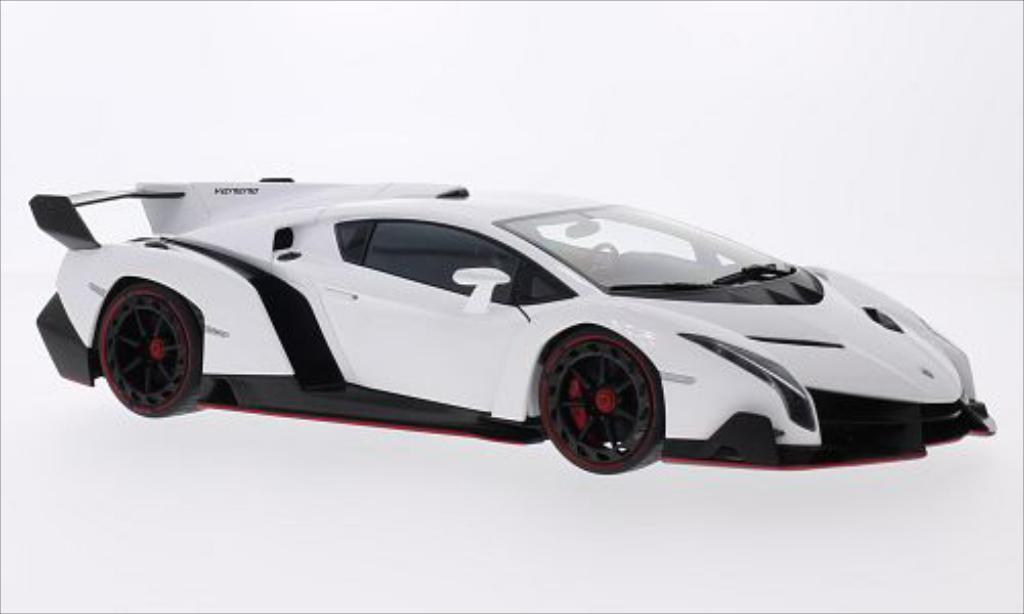 Lamborghini Veneno 1/18 Autoart bianco 2013 modellino in miniatura