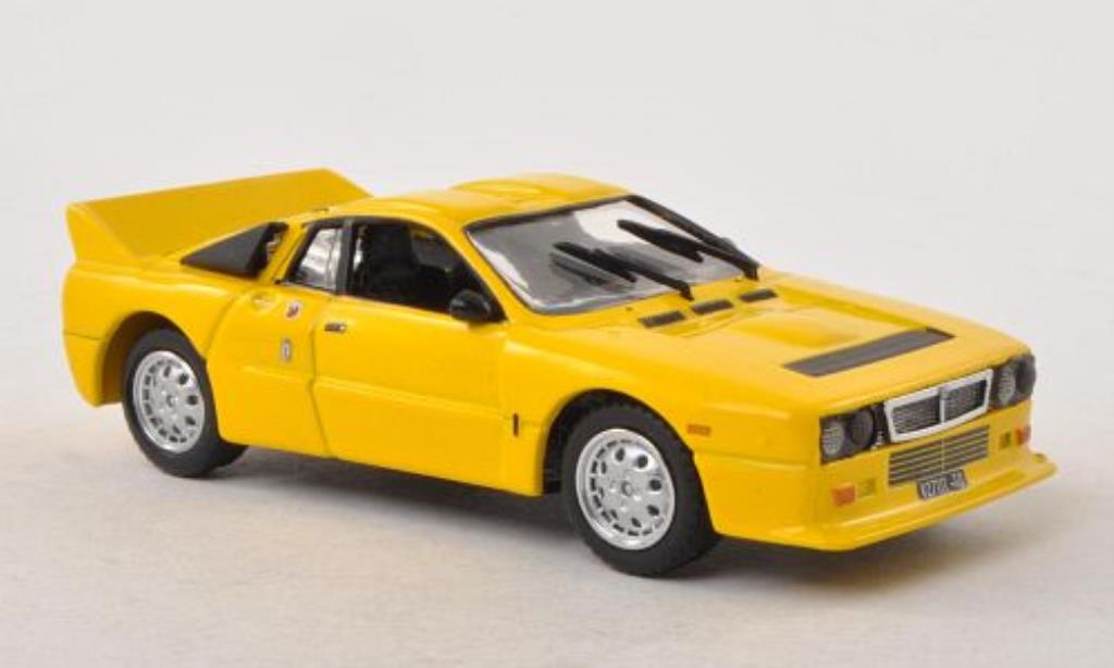 Lancia 37 1/43 Vitesse Stradale giallo 1982 modellino in miniatura