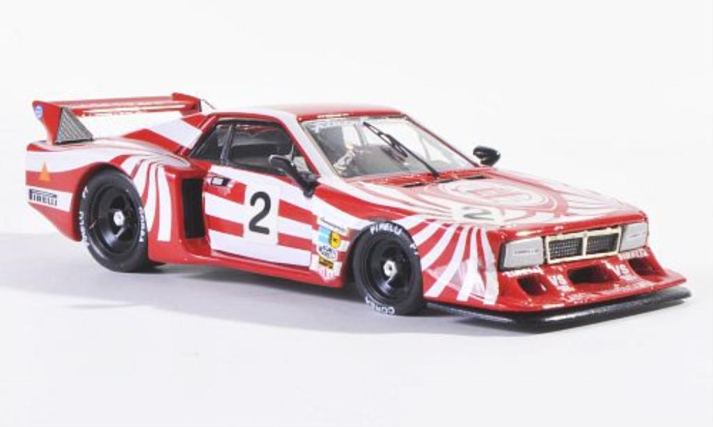 Lancia Beta 1/43 Best Monte Carlo No.2 Mugello 1980 /W.Rohrl modellino in miniatura