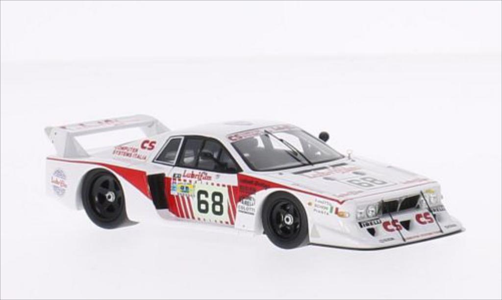 Lancia Beta 1/43 Spark No.68 Lubrifilm 24h Le Mans 1981 /G.Schon modellino in miniatura