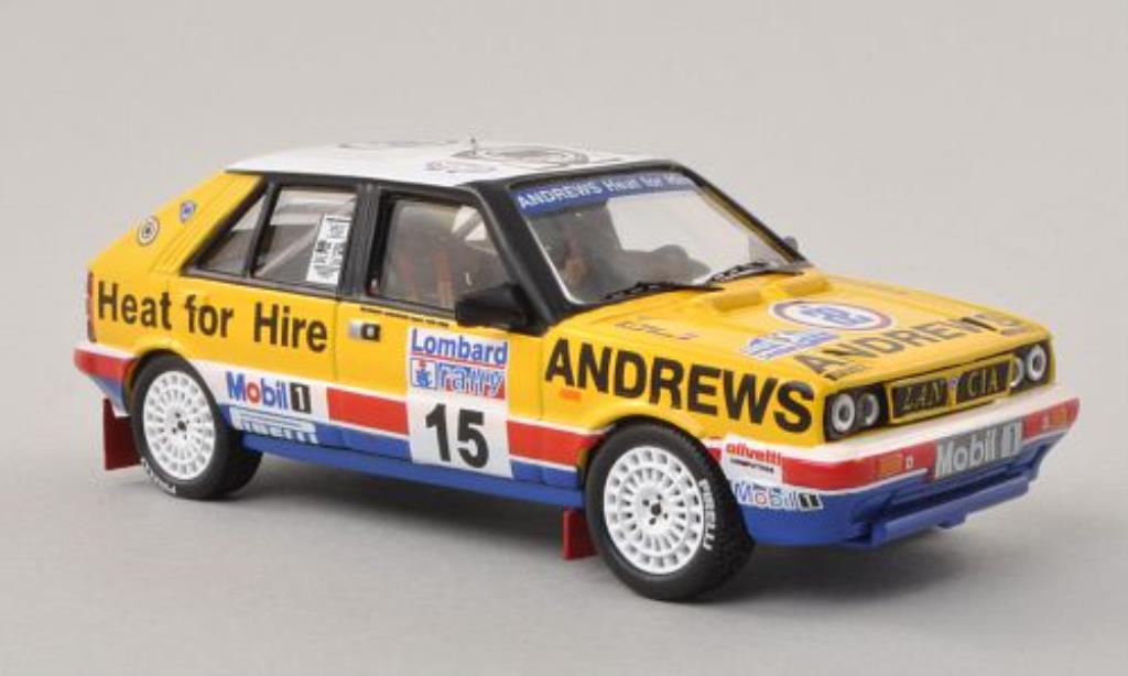 Lancia Delta 1/43 IXO HF 4Wd Andrews RAC Rally 1987 /N.Wilson modellino in miniatura