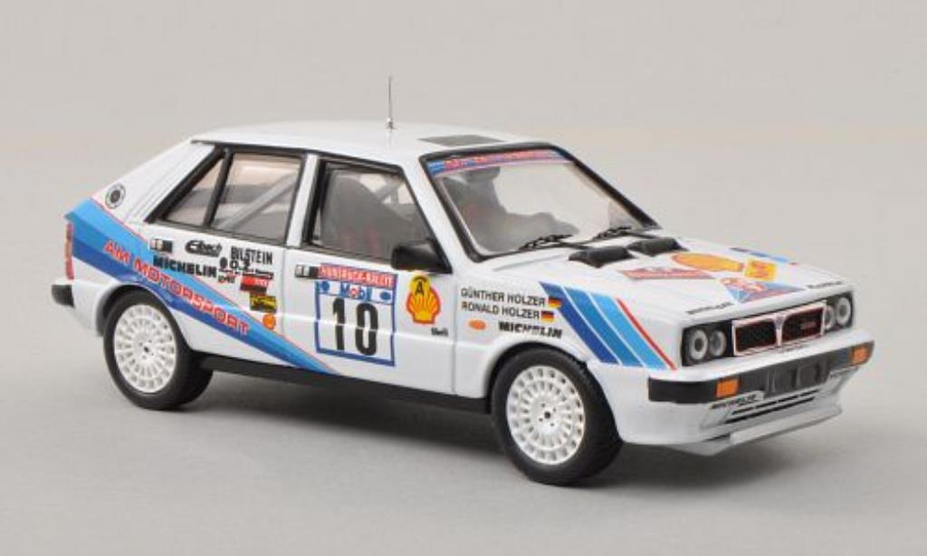 Lancia Delta 1/43 Trofeu HF 4WD No.10 AM Motorsport Hunsruck-Rally 1987 /G.Holzer modellino in miniatura