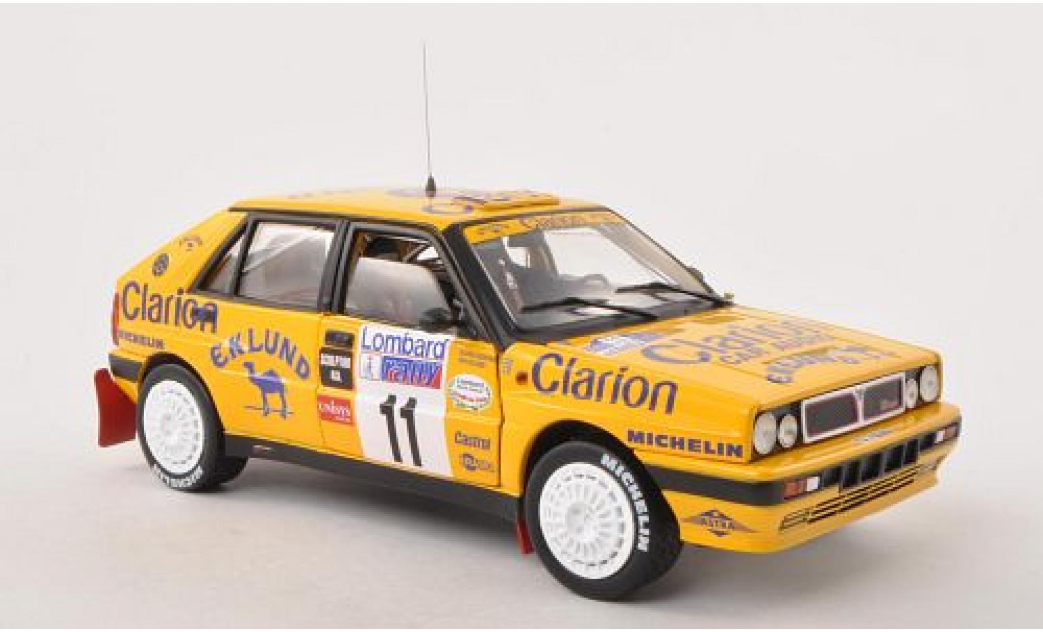 Lancia Delta 1/18 Sun Star Integral Clarion 1:18 modellino in miniatura