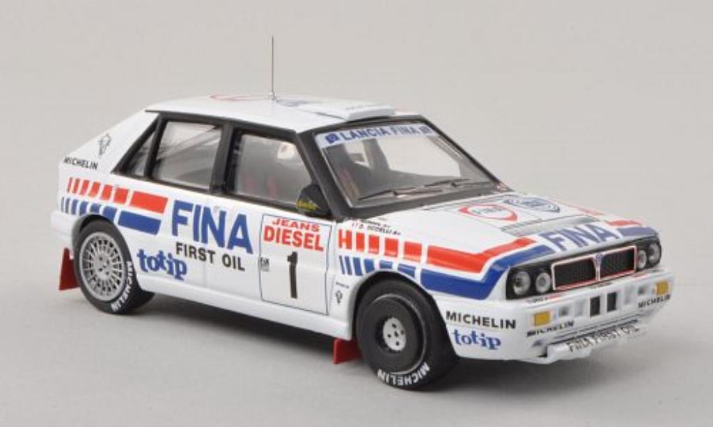 Lancia Delta 1/43 IXO Integrale 16V No.1 Fina Rally San Remo 1991 /B.Occelli modellino in miniatura