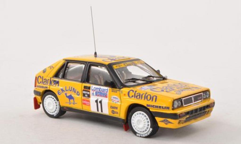 Lancia Delta 1/43 Vitesse Integrale No.11 Clarion RAC Rally 1989 /B.Cederberg modellino in miniatura