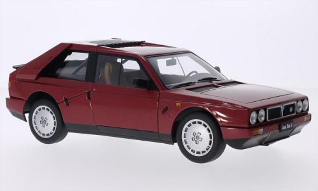 Lancia Delta S4 1/18 Autoart S4 metallico rosso 1985 modellino in miniatura