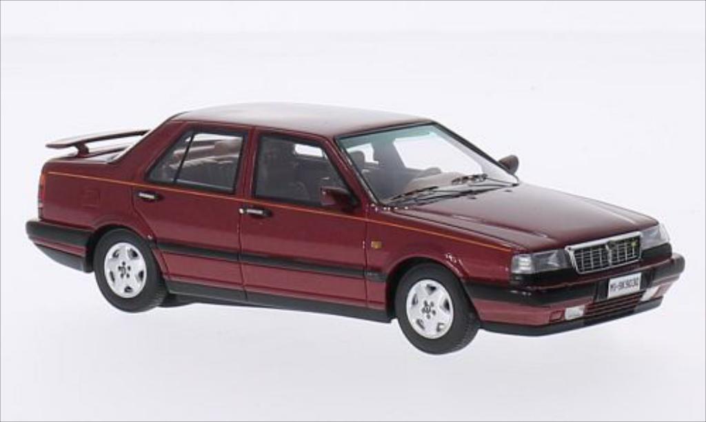 Lancia Thema 1/43 Kess 8.32 2S metallico rosso 1988 modellino in miniatura