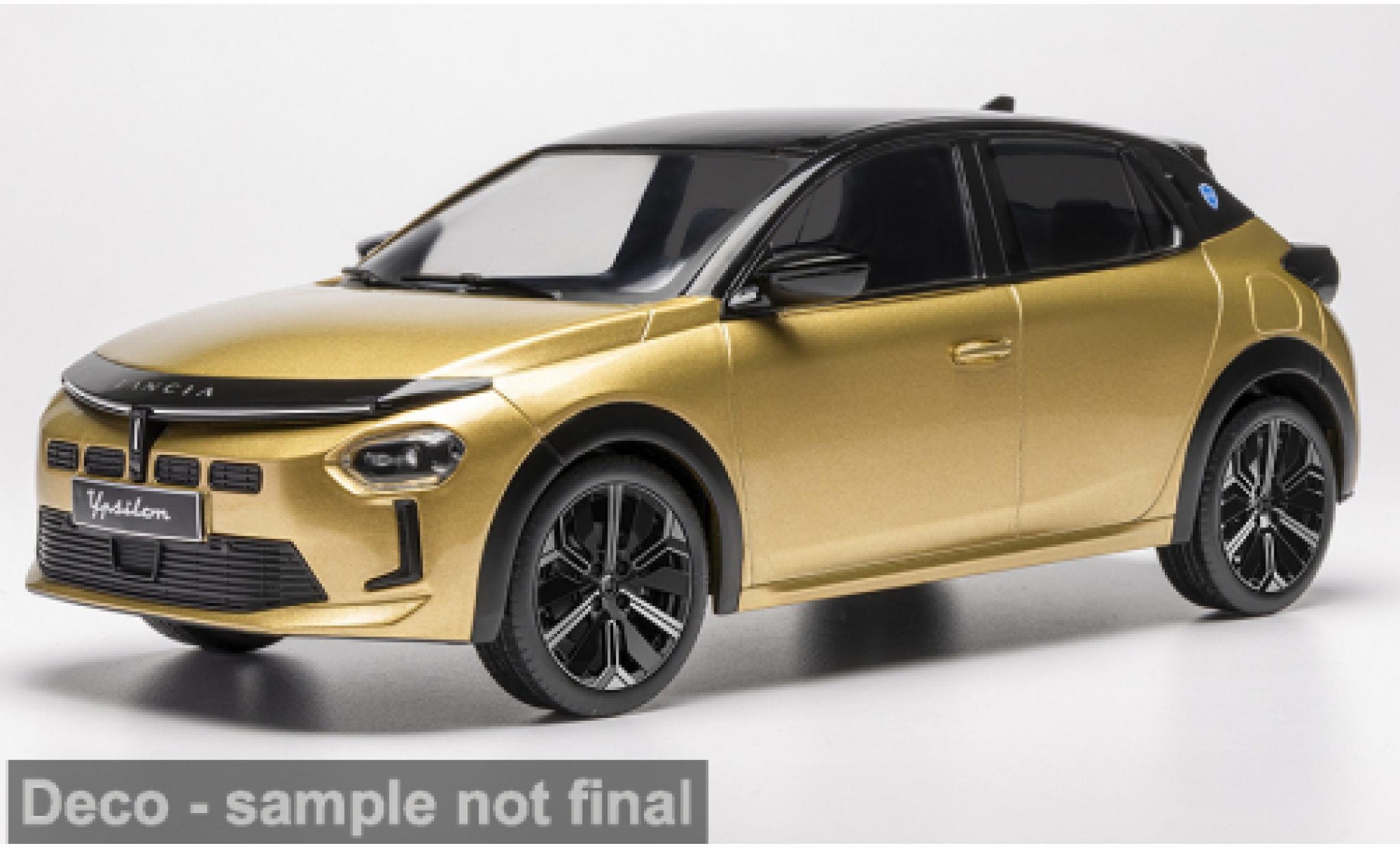Lancia Ypsilon 1/18 IXO gelb/schwarz 2025 1:18 modellini auto