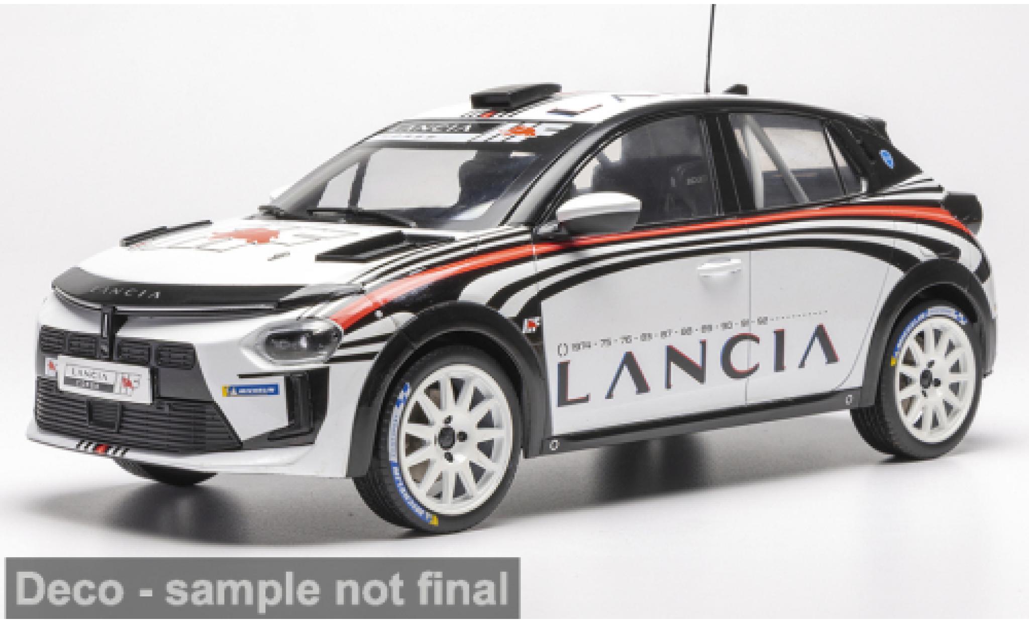 Lancia Ypsilon 1/18 IXO HF Rally4 Test 2024 M.Biasion 1:18 modellini auto
