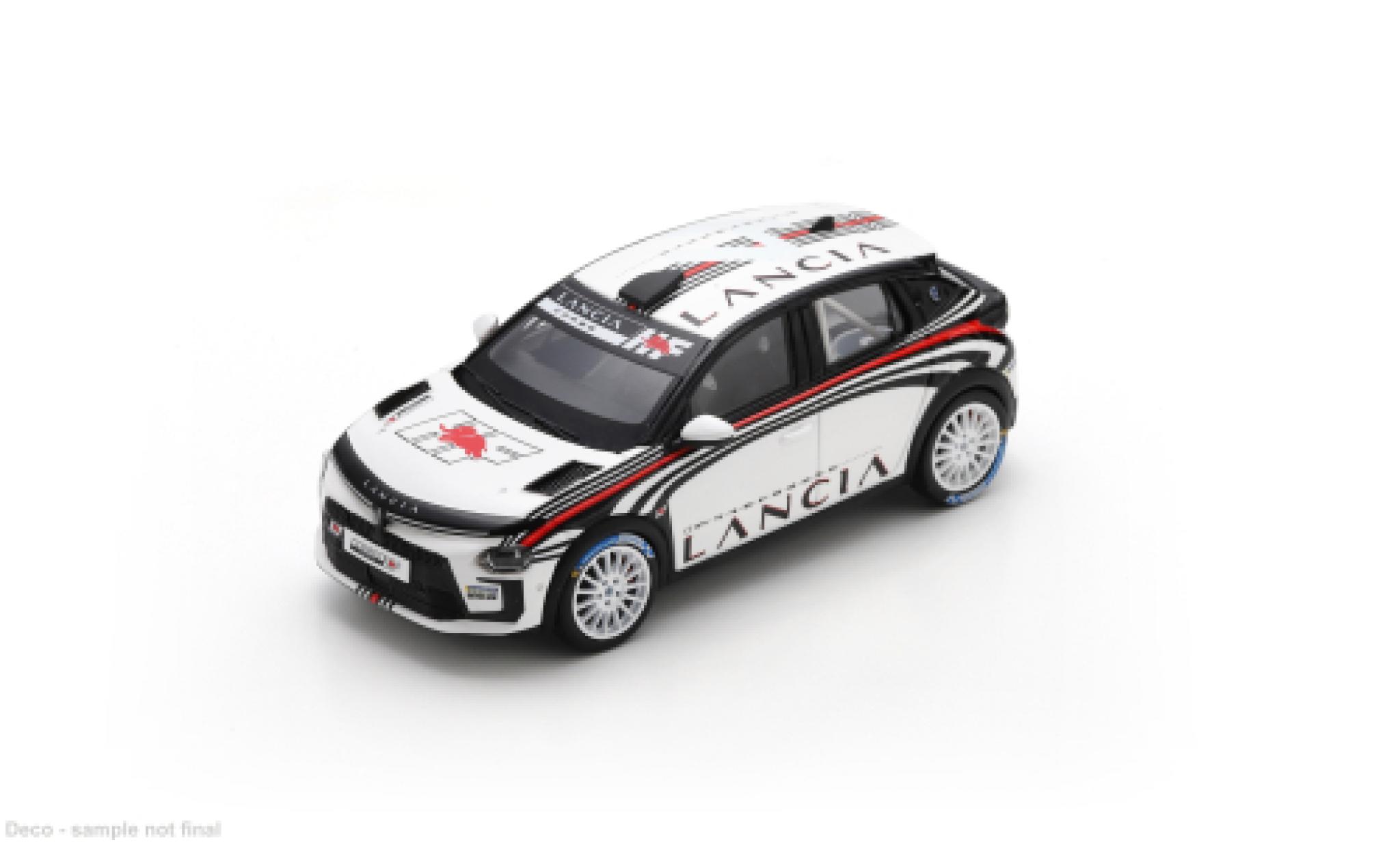 Lancia Ypsilon 1/43 Spark HF Rally4 weiss/Dekor 1:43 modellino in miniatura