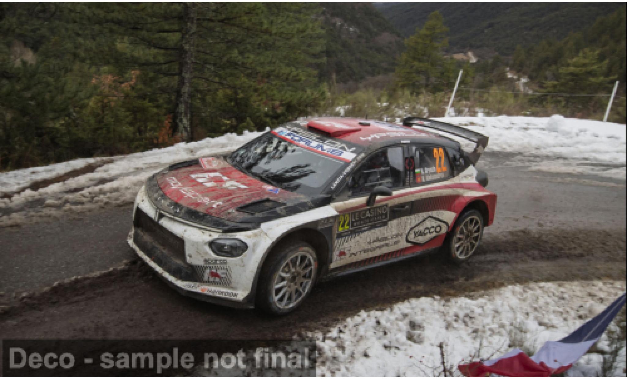 Lancia Ypsilon 1/43 IXO Rally2 HF Integrale Rallye Monte Carlo 2026 #22 N.Gryazin/K.Aleksandrov 1:43 modellino in miniatura