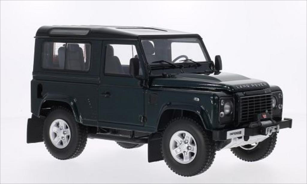 Land Rover Defender 1/18 Kyosho 90 metallico grun/nero modellino in miniatura