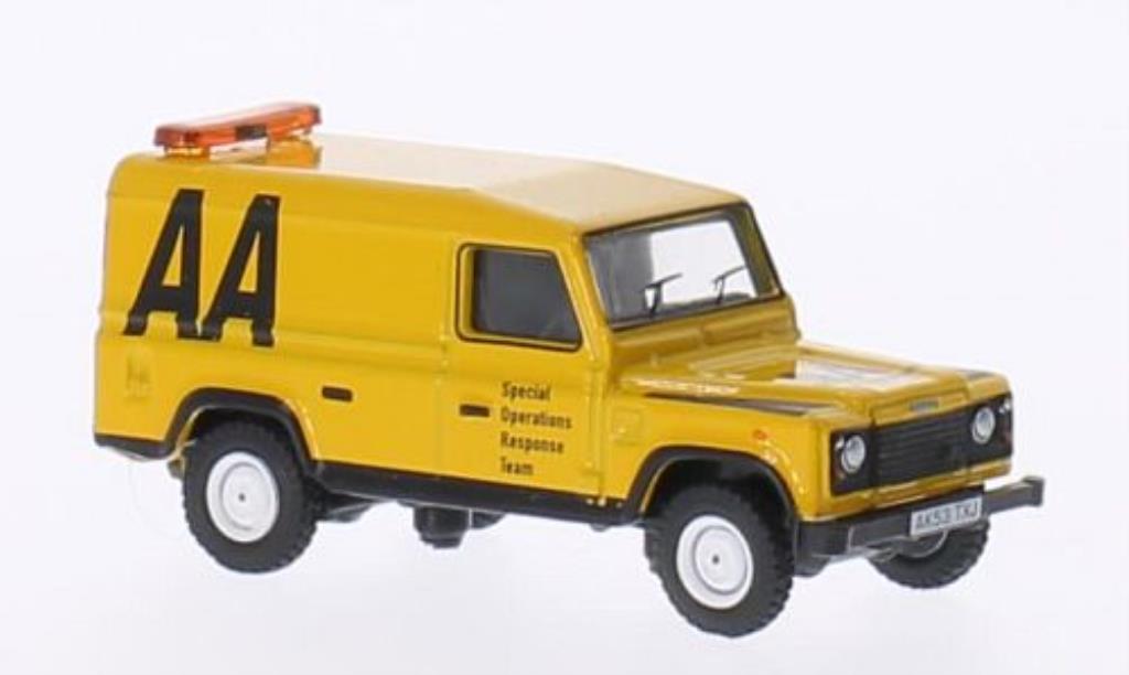 Land Rover Defender 1/76 Oxford AA modellino in miniatura