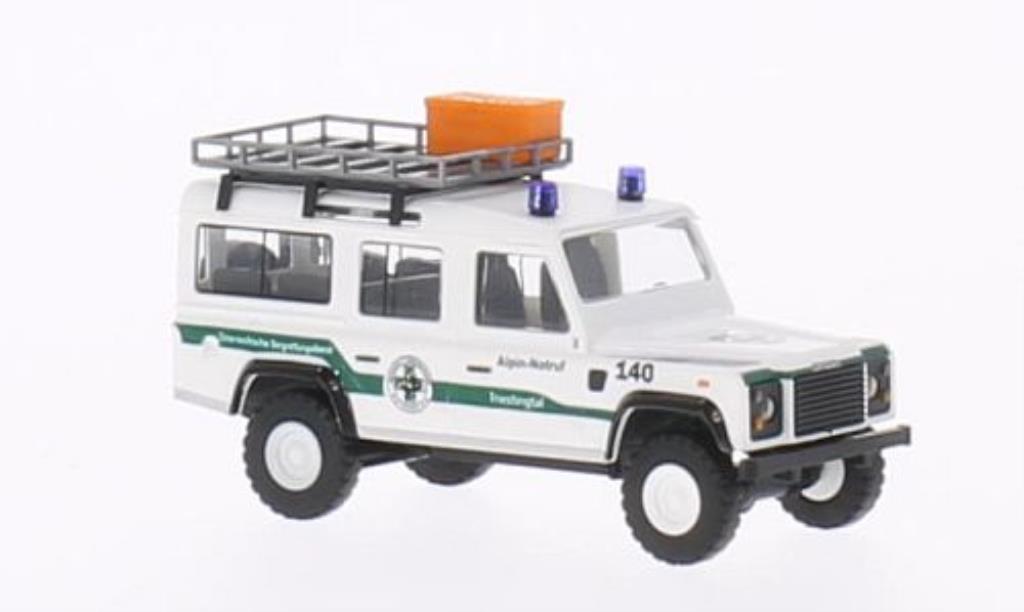 Land Rover Defender 1/87 Busch Alpin-Notruf Triestingtal modellino in miniatura