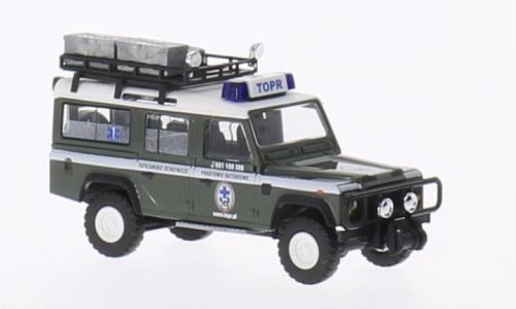 Land Rover Defender 1/87 Busch Bergwacht Polen modellino in miniatura