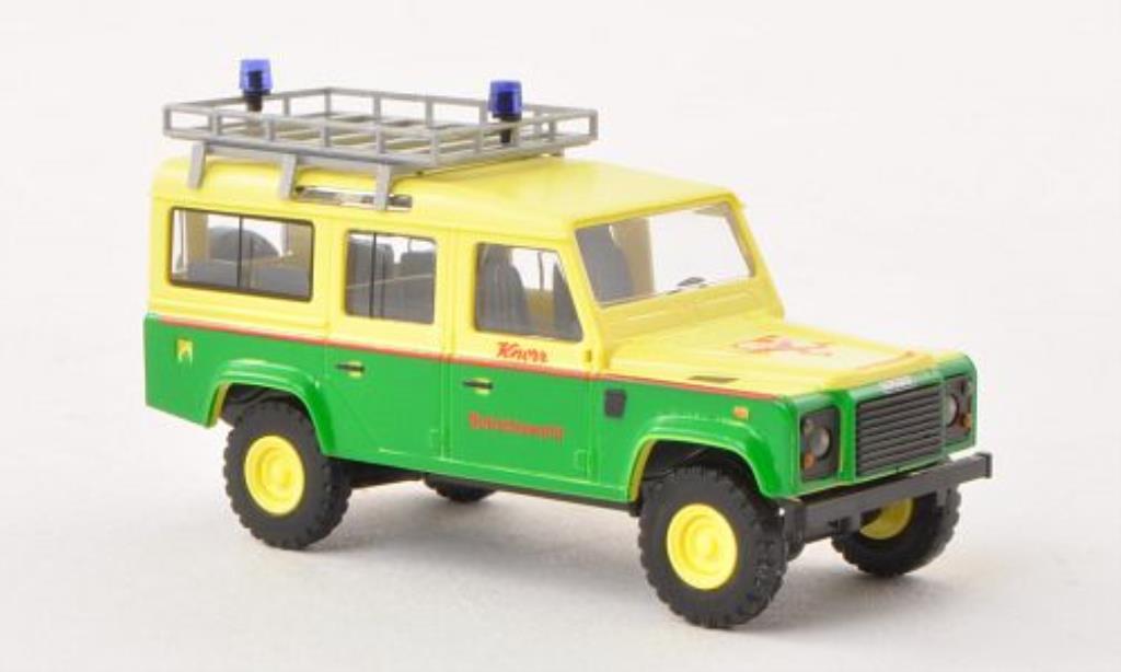 Land Rover Defender 1/87 Busch Knorr Betriebswehr 1983 modellino in miniatura
