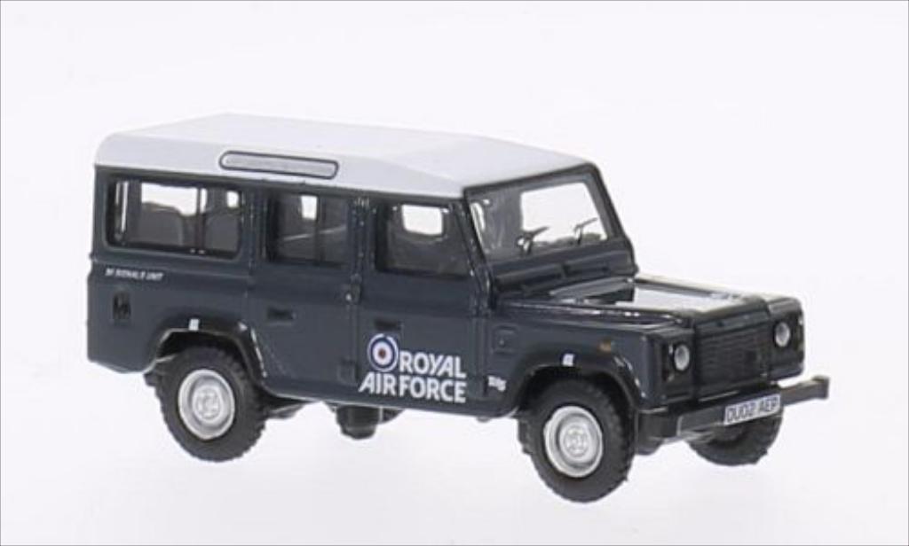 Land Rover Defender 1/76 Oxford Station Wagon RHD Royal Air Force modellino in miniatura