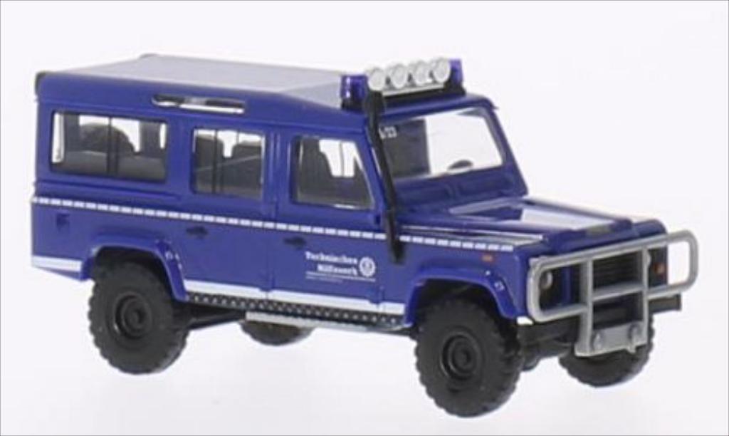 Land Rover Defender 1/87 Busch THW 1983 modellino in miniatura