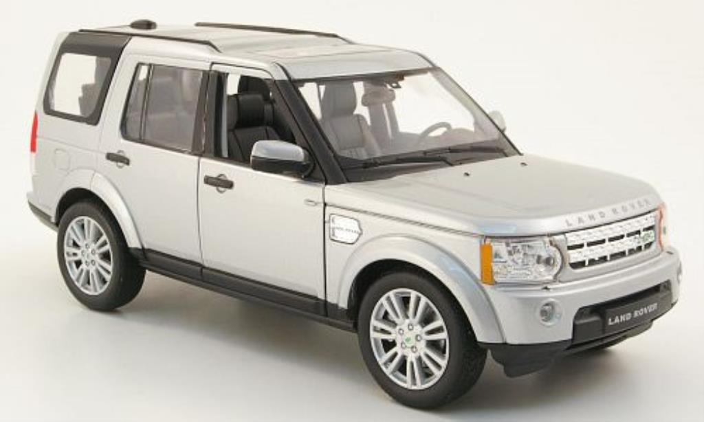 Land Rover Discovery 1/24 Welly 4 grigio modellino in miniatura