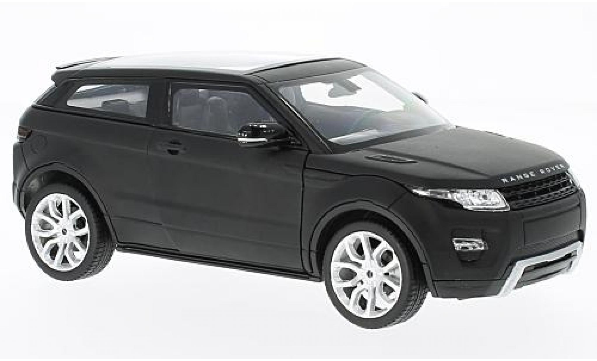 Land Rover Range Rover 1/24 Welly Ev schwarz 1:24 modellino in miniatura