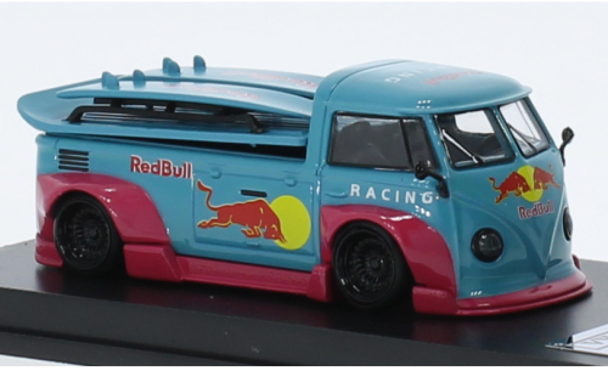 Volkswagen T1 1/64 Lang Feng Model Pick Up RWB Red Bull modellino in miniatura