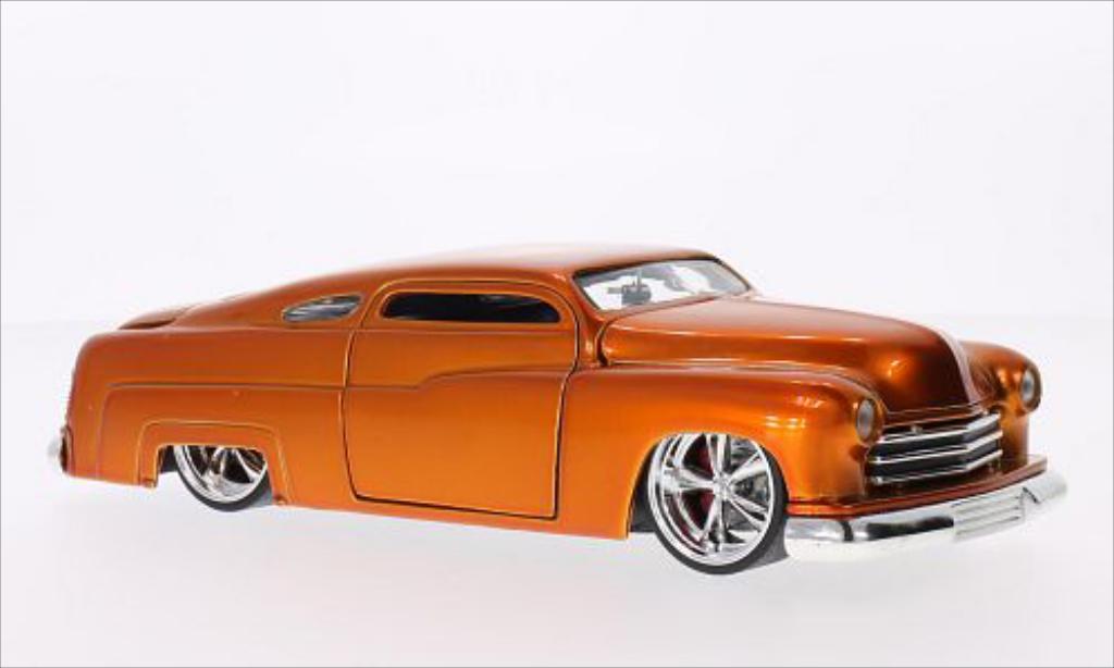 Lincoln Mercury 1/24 Jada Toys Tuning kupfer 1951 modellino in miniatura