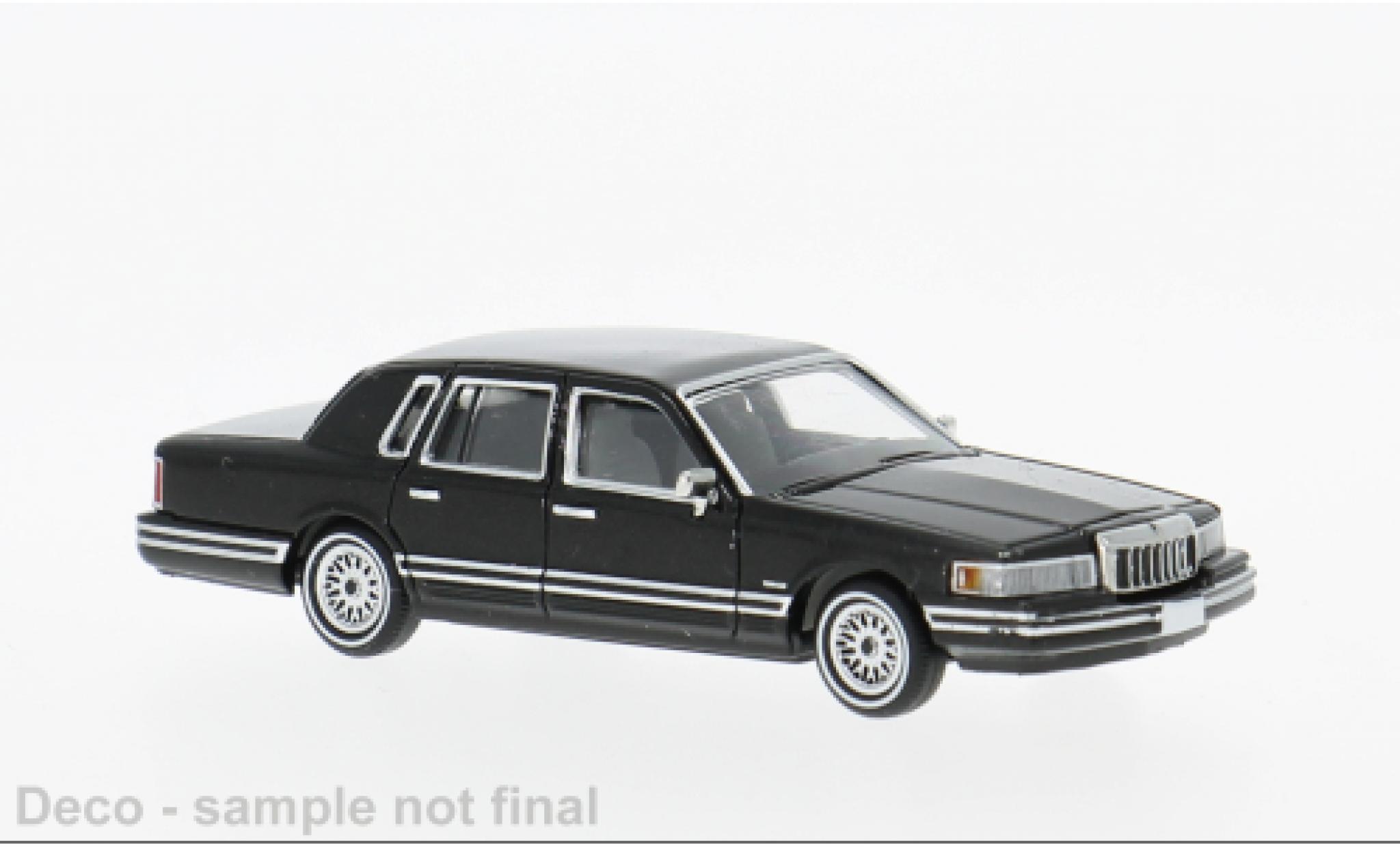 Lincoln Town Car 1/87 PCX87 schwarz 1991 1:87 modellino in miniatura