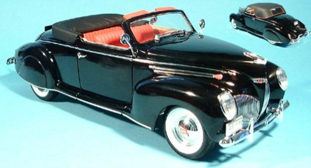 Lincoln Zephyr 1/18 Signature nero 1939 modellino in miniatura
