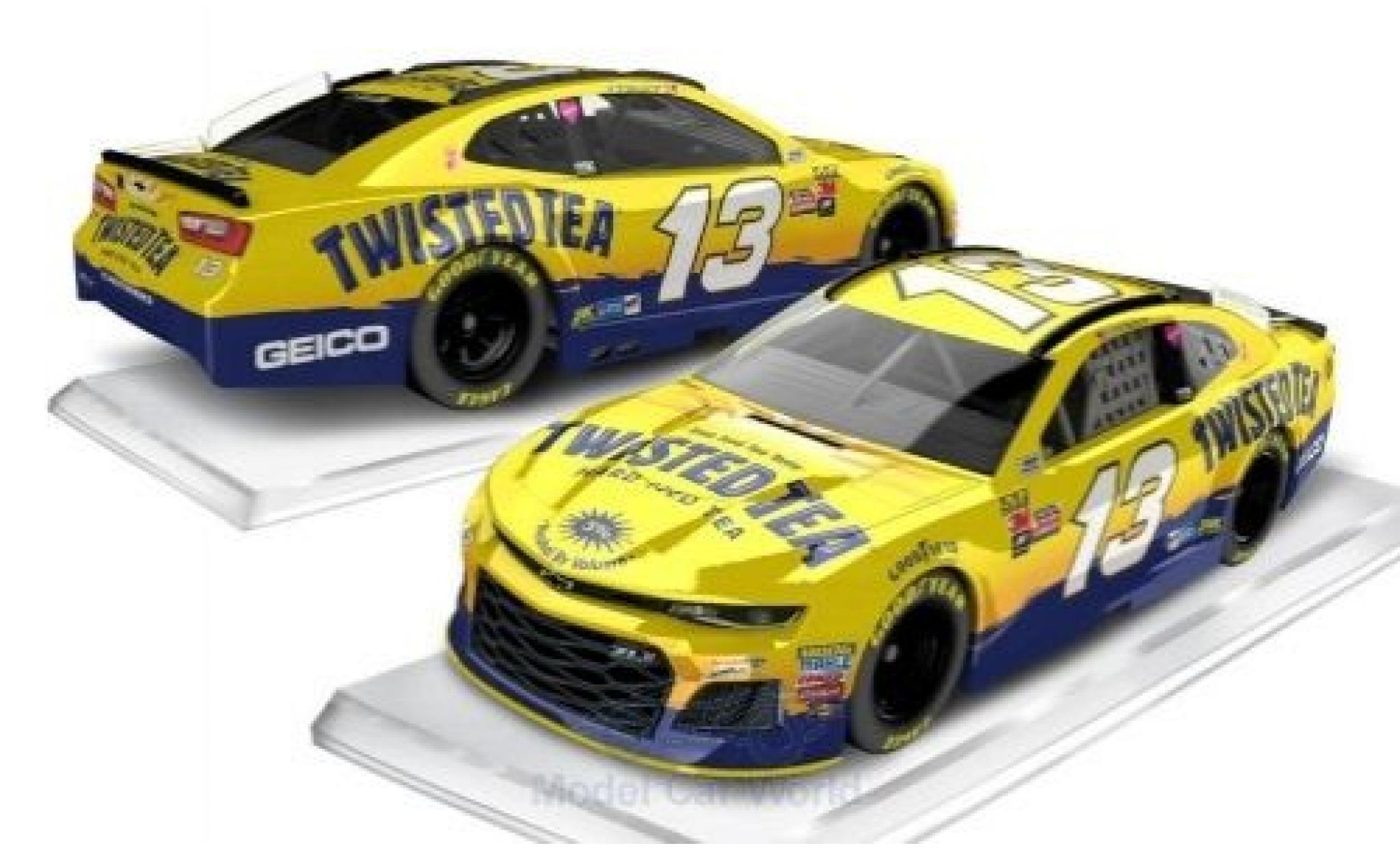 Chevrolet Camaro 1/64 Lionel Racing No.13 GermainRacing Twisted Tea Nascar 2018 T.Dillon modellino in miniatura