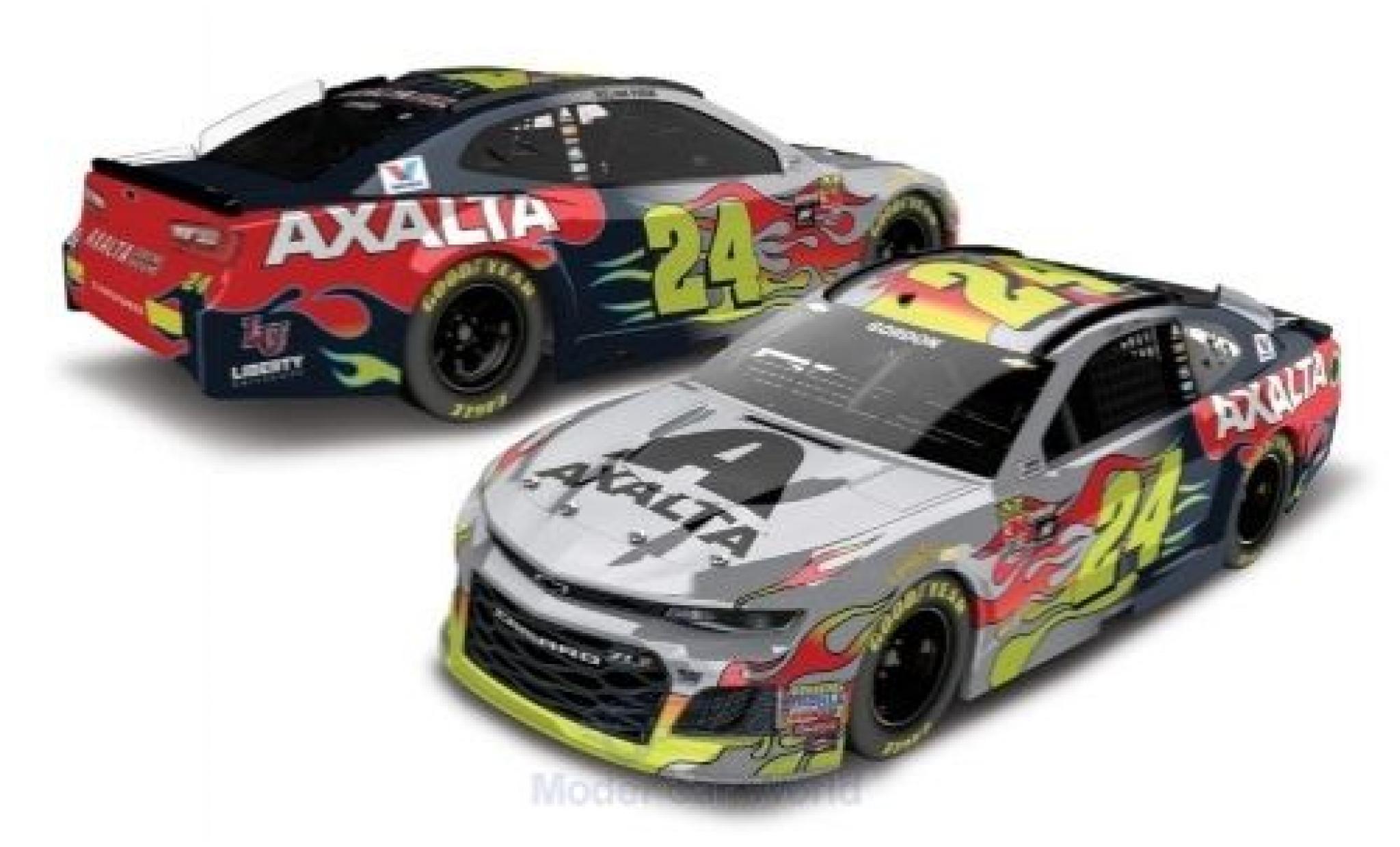 Chevrolet Camaro 1/64 Lionel Racing No.24 Axalta Nascar 2018 J.Gordon/W.Byron modellino in miniatura