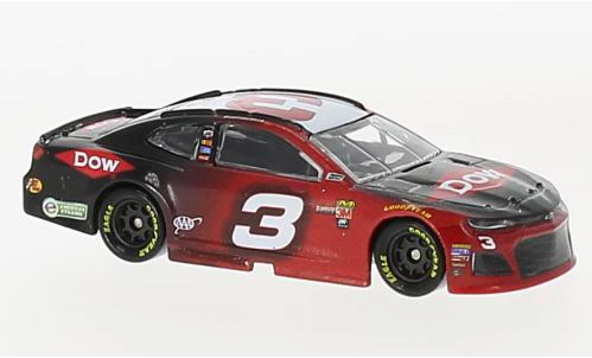 Chevrolet Camaro 1/64 Lionel Racing No.3 RCR Dow Nascar 2018 A.Dillon sans Vitrine modellino in miniatura