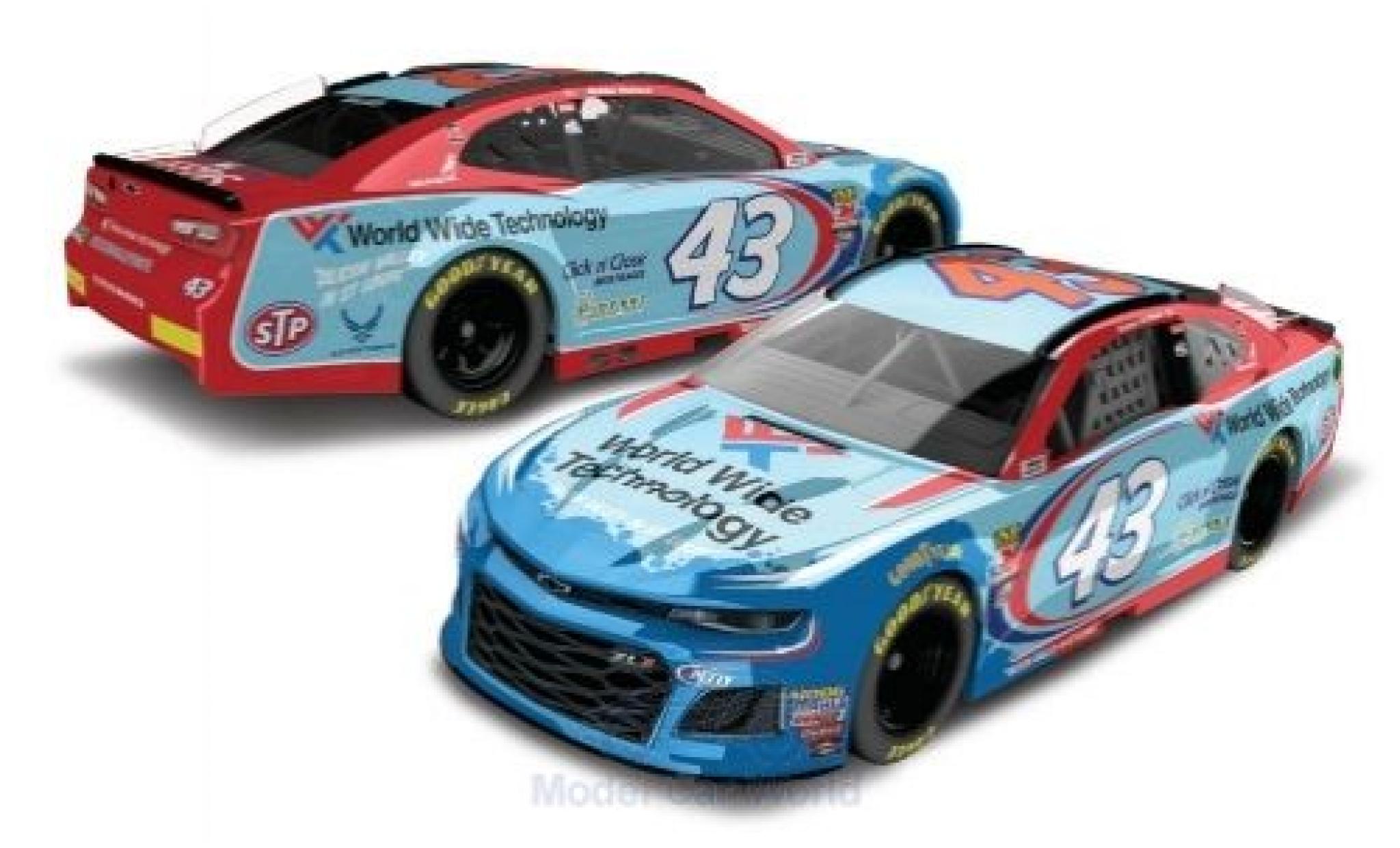 Chevrolet Camaro 1/64 Lionel Racing No.43 Richard Petty Motorsports World Wide Technology Nascar 2018 D.Wallace Jr. modellino in miniatura