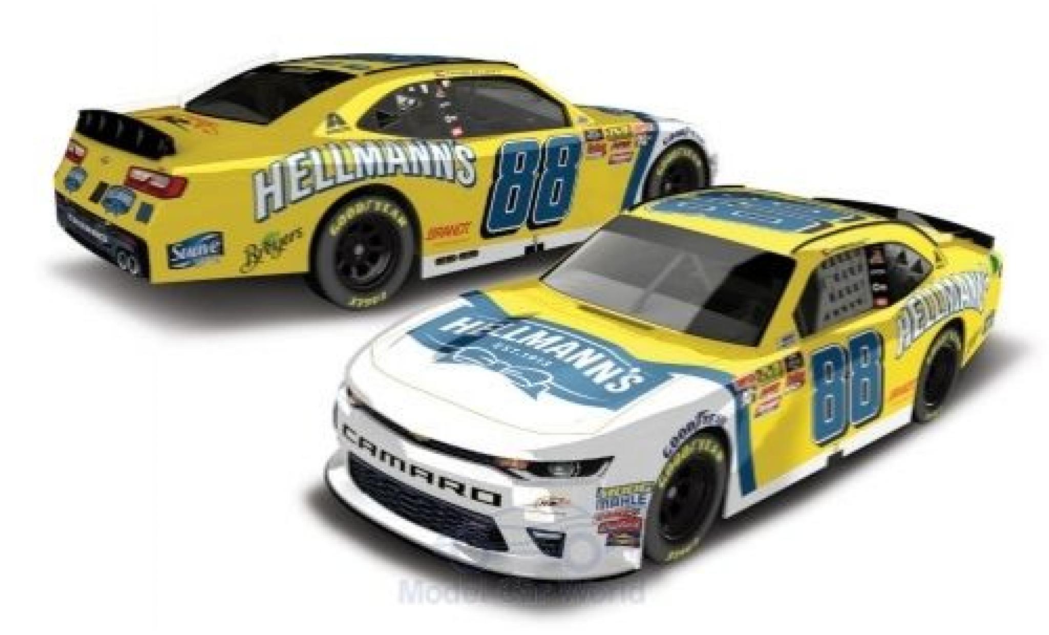 Chevrolet Camaro 1/64 Lionel Racing No.88 JR Motorsports Hellmanns Nascar 2018 C.Elliott modellino in miniatura
