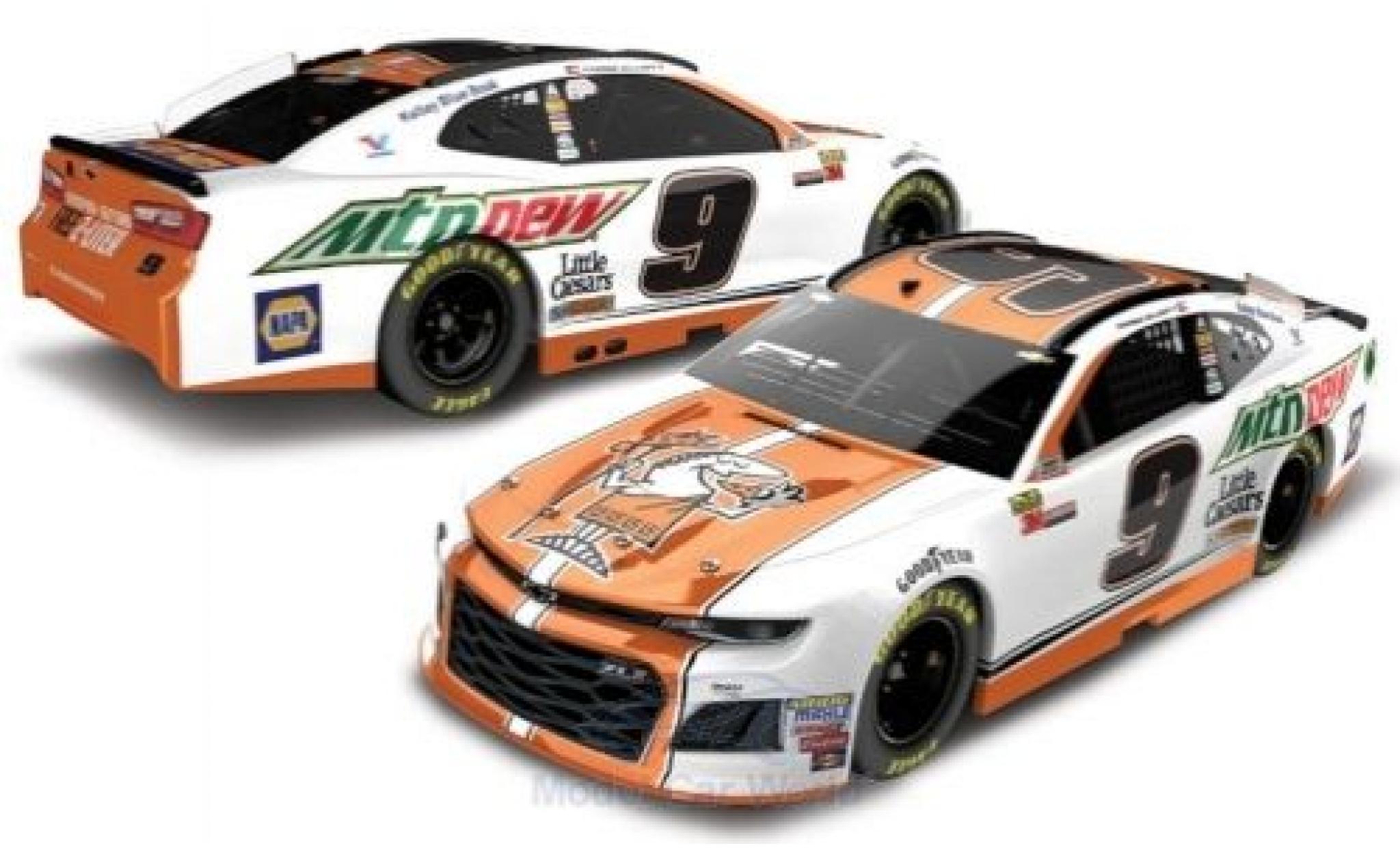 Chevrolet Camaro 1/64 Lionel Racing No.9 Hendrick Motorsports Mountain Dew Nascar 2018 C.Elliott modellino in miniatura