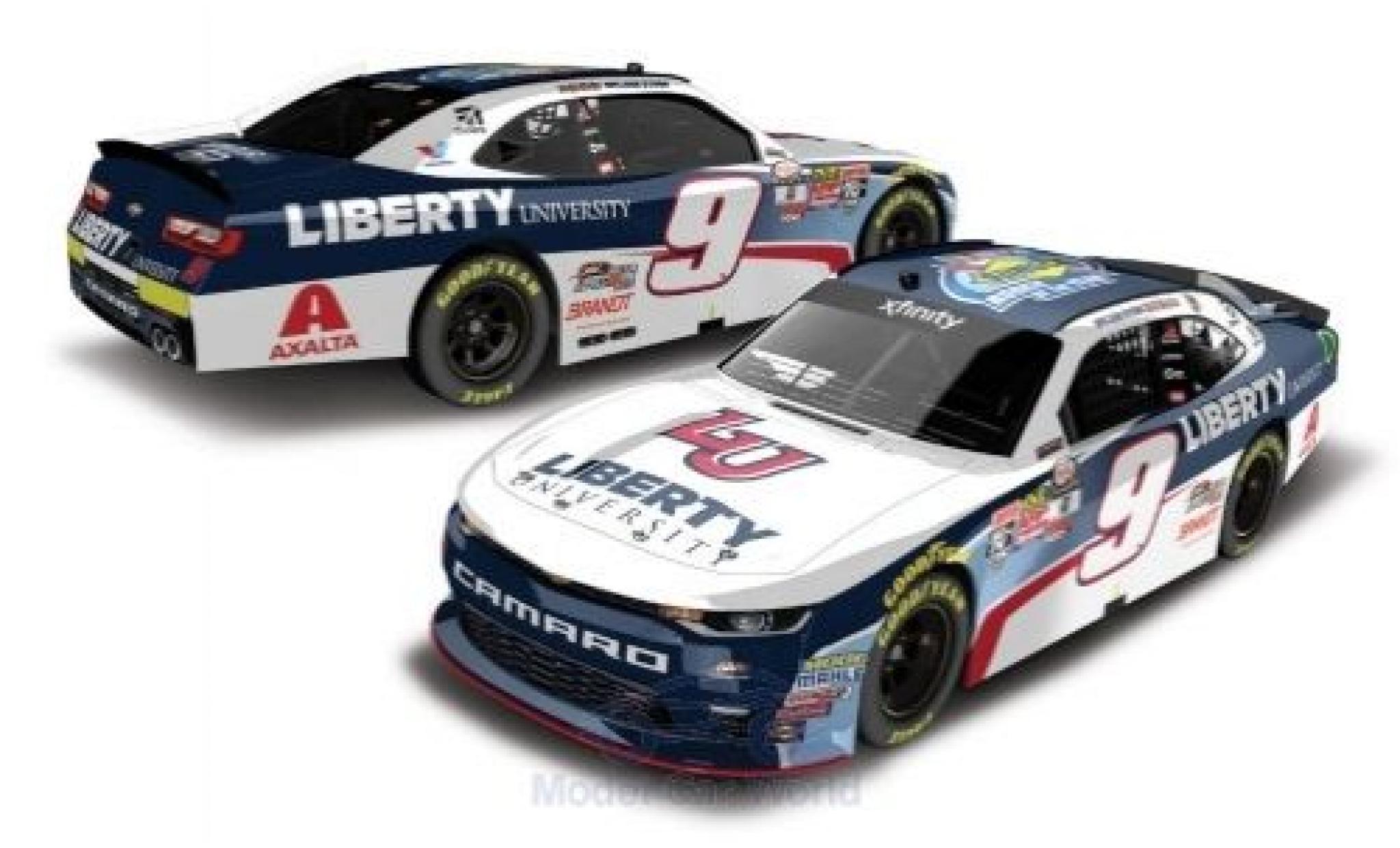Chevrolet Camaro 1/64 Lionel Racing No.9 Stewart-Haas Racing Liberty University Nascar 2017 Rookie of the Year W.Byron modellino in miniatura