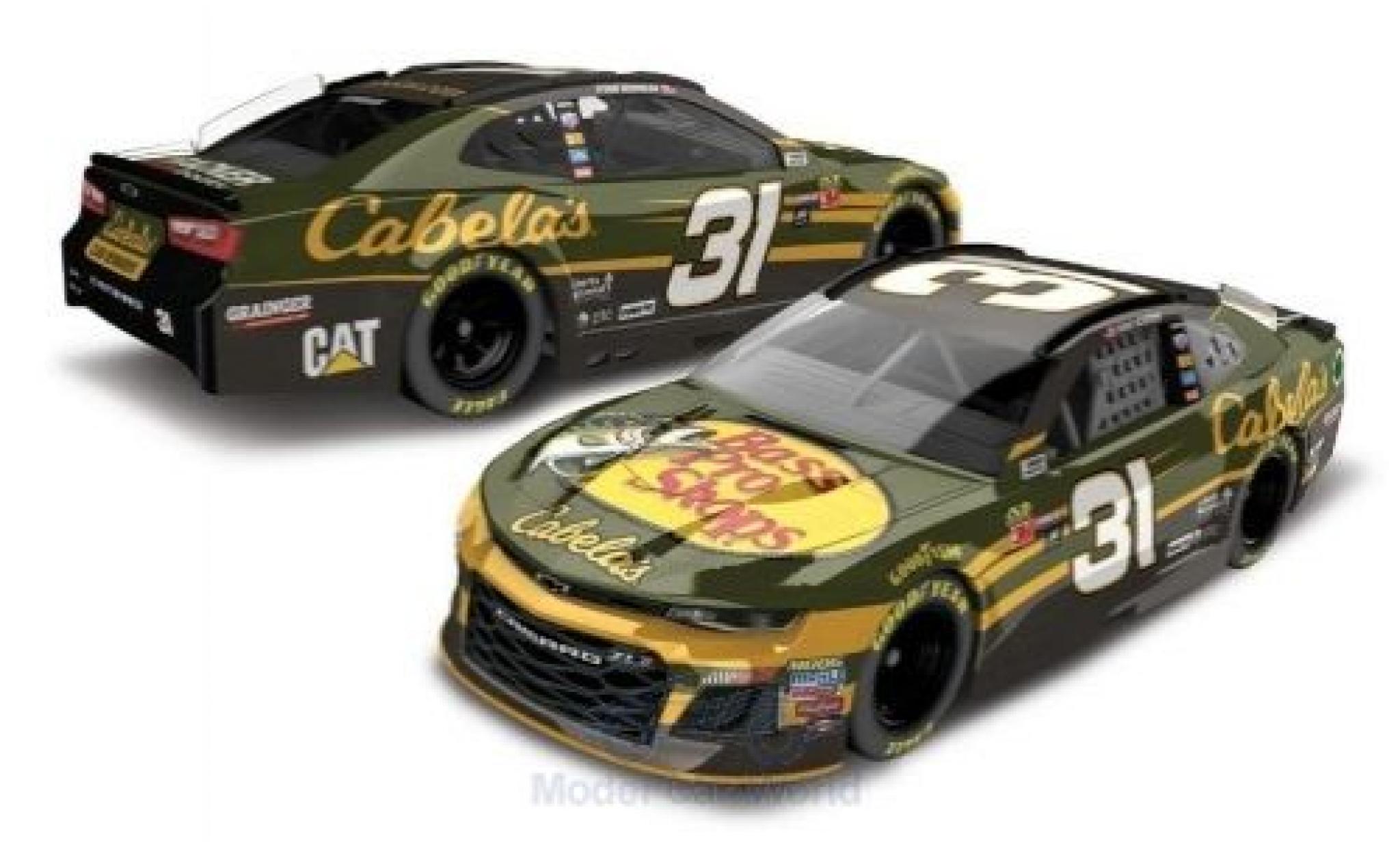 Chevrolet Camaro 1/64 Lionel Racing ZL1 No.31 Richard Childress Racing Bass Pro Shops Nascar 2018 R.Newman modellino in miniatura