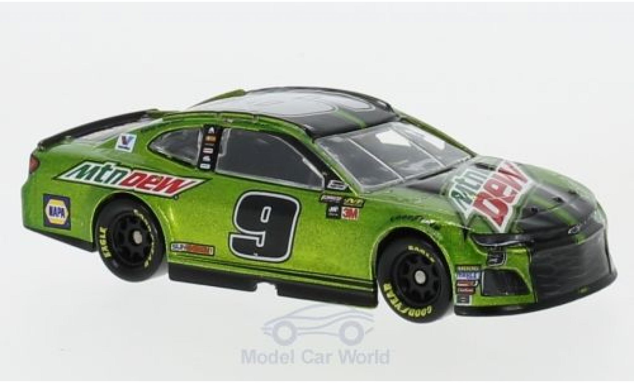 Chevrolet Camaro 1/64 Lionel Racing ZL1 No.9 Hendrick Motorsports Mountain Dew Nascar 2018 C.Elliott modellino in miniatura