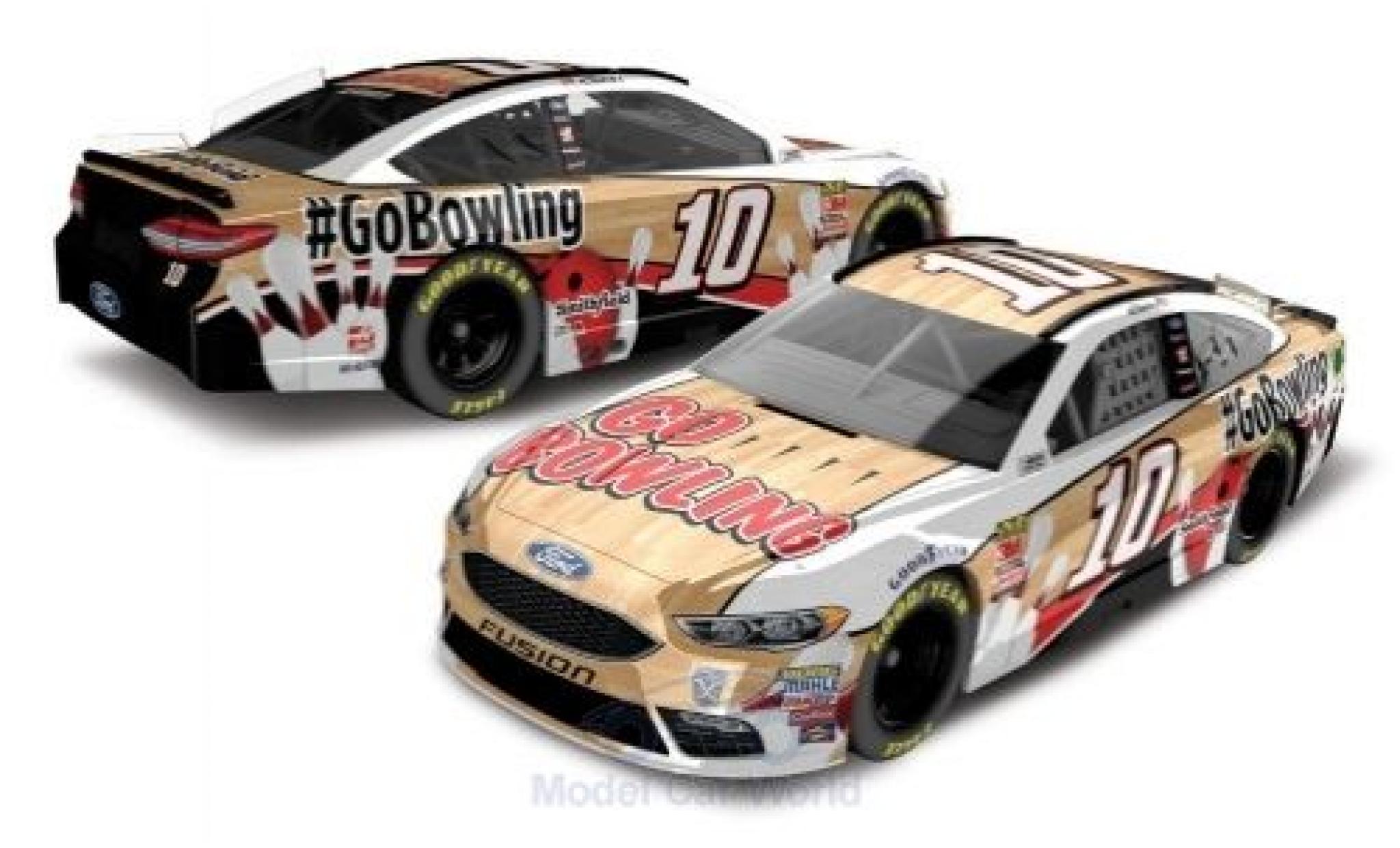 Ford Fusion 1/64 Lionel Racing No.10 Stewart-Haas Racing GoBowling Nascar 2018 A.Almirola modellino in miniatura