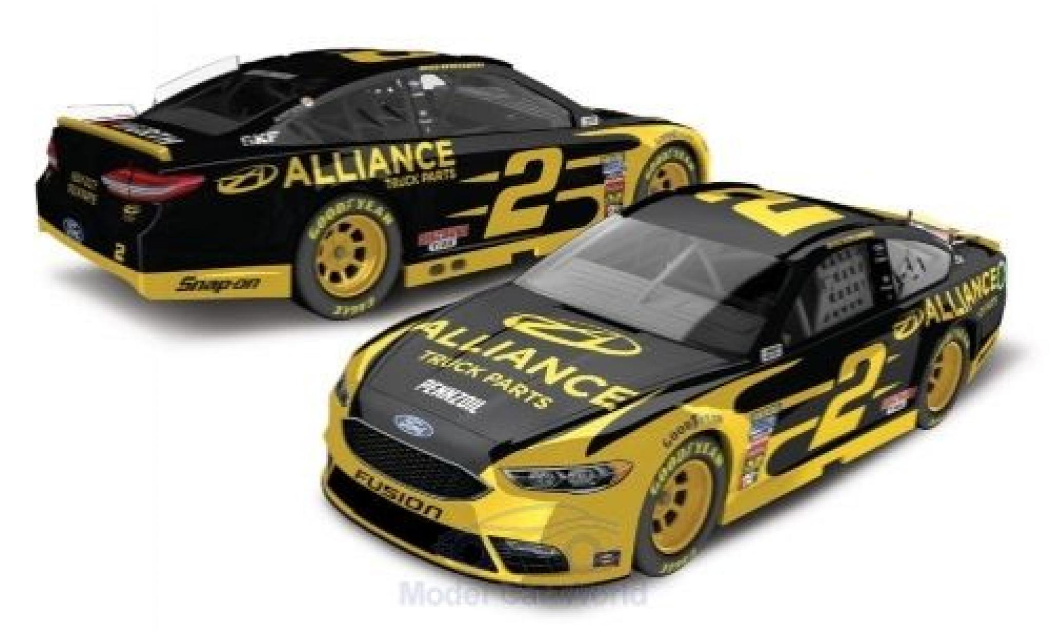 Ford Fusion 1/64 Lionel Racing No.2 Team Penske Alliance Truck Parts Nascar 2018 B.Keselowski modellino in miniatura