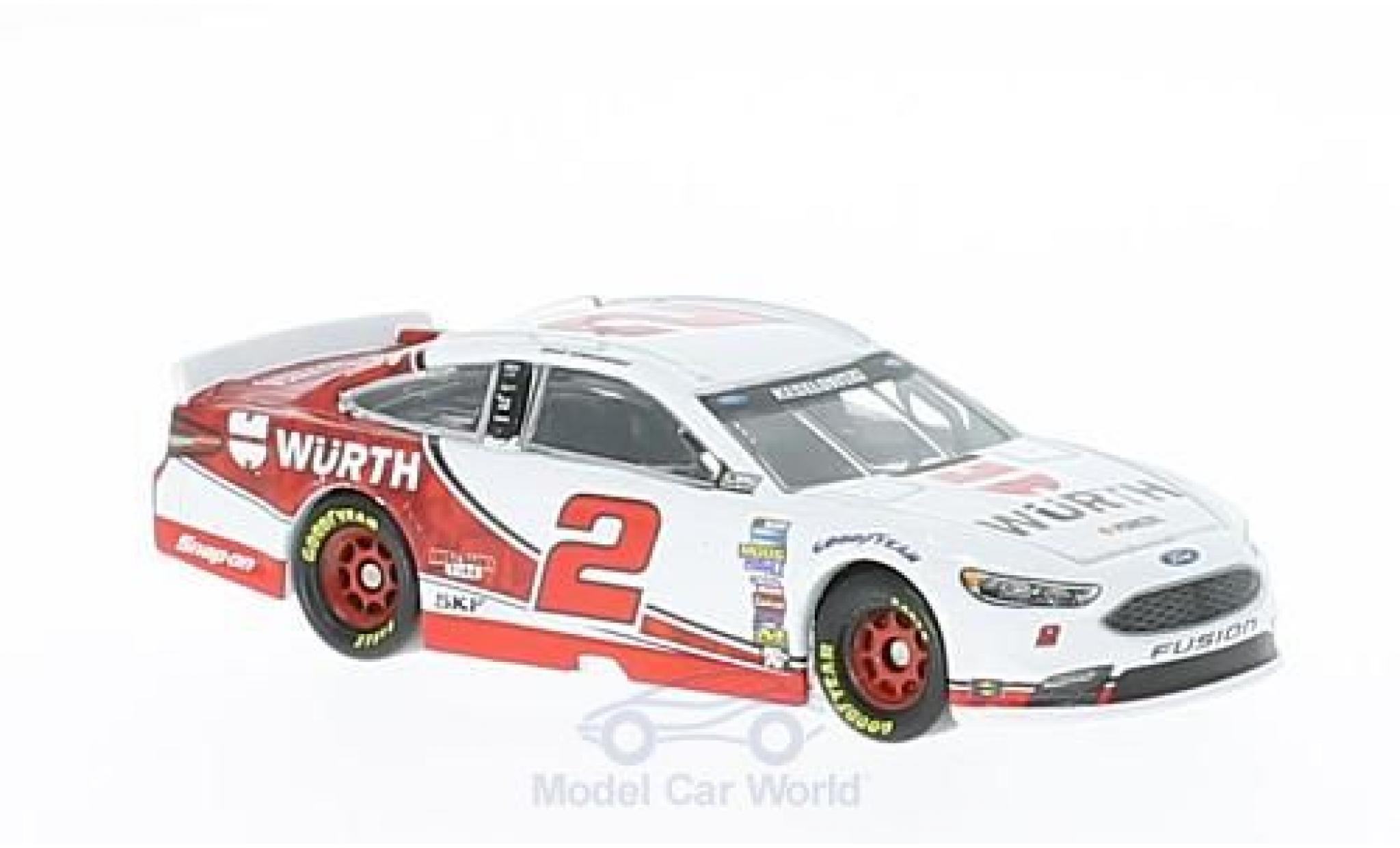 Ford Fusion 1/64 Lionel Racing No.2 Team Penske Würth Nascar 2017 B.Keselowski ohne Vitrine modellino in miniatura