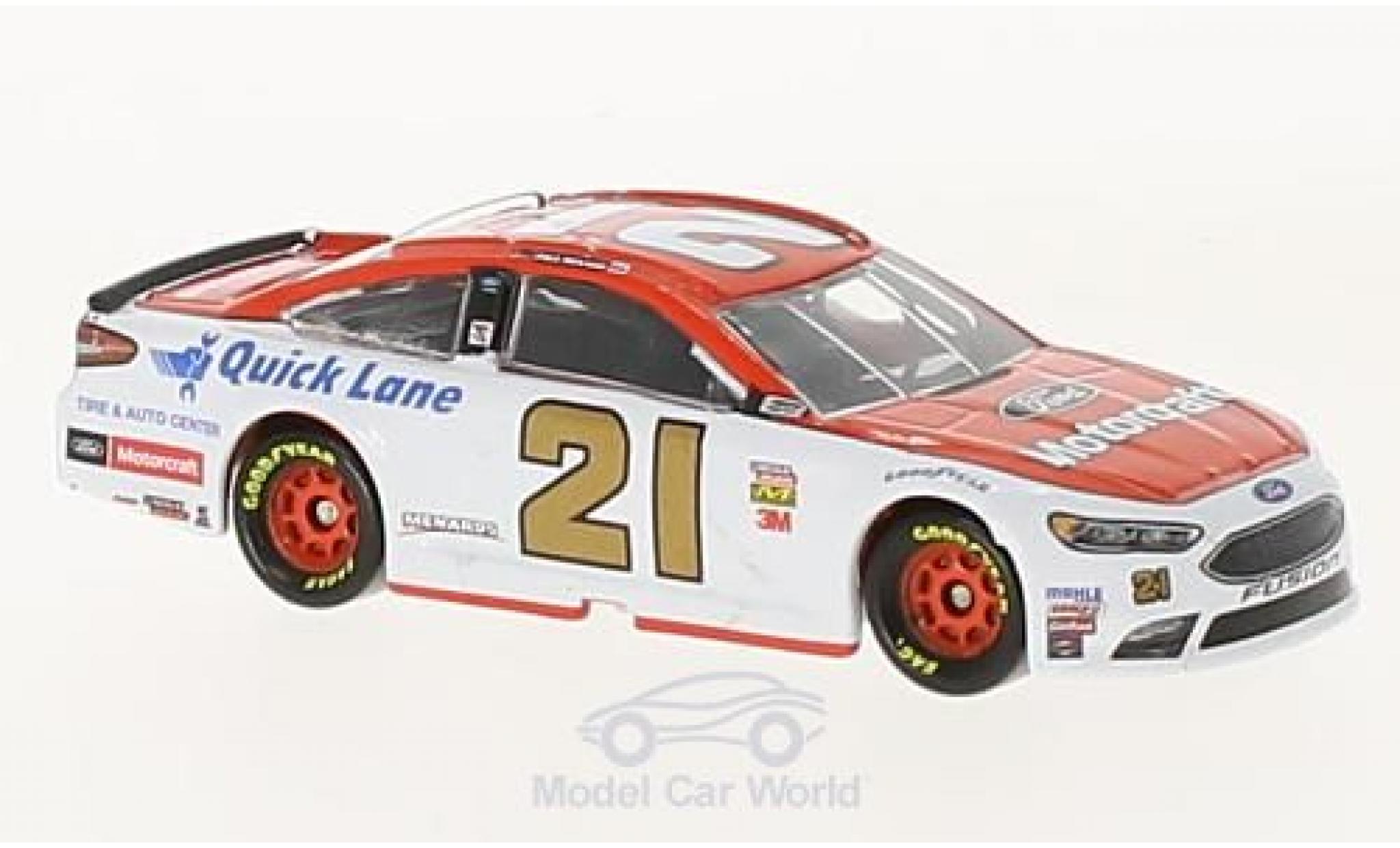 Ford Fusion 1/64 Lionel Racing No.21 Wood 21brossohers Motorcraft Nascar 2018 P.Menard ohne Vitrine modellino in miniatura