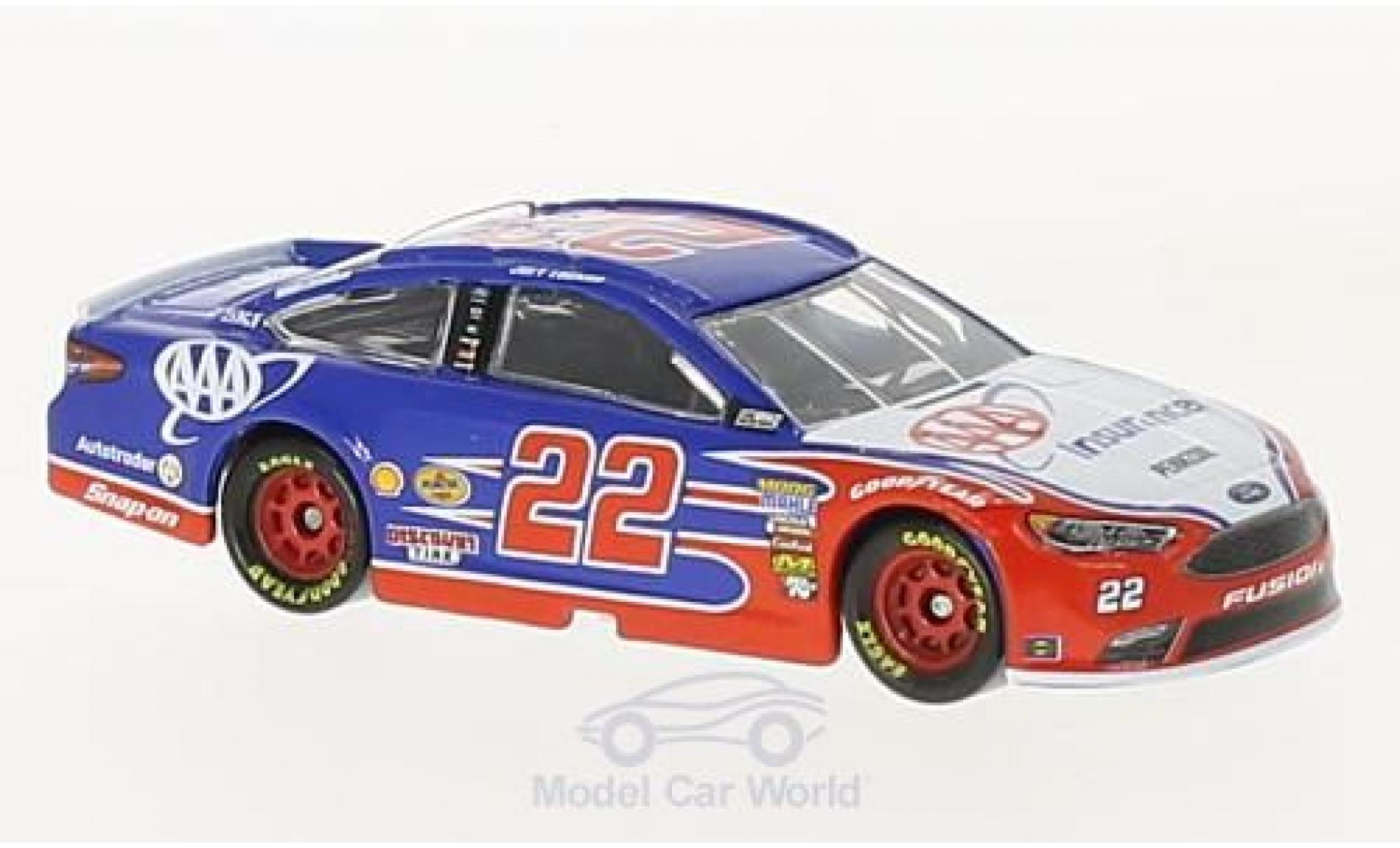 Ford Fusion 1/64 Lionel Racing No.22 Team Penske AAA Insurance Nascar 2018 J.Logano ohne Vitrine modellino in miniatura