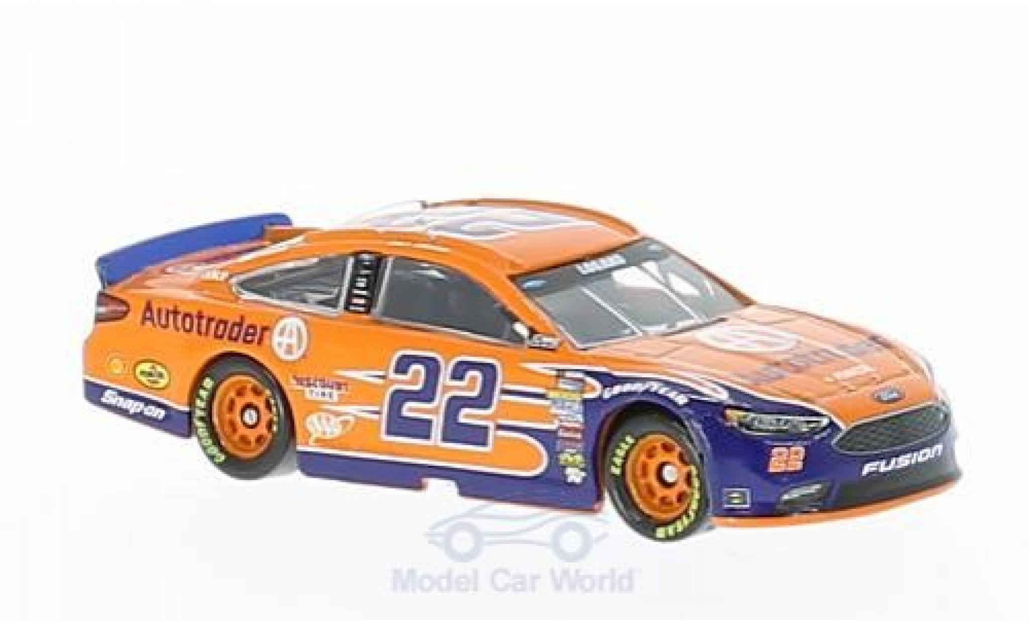 Ford Fusion 1/64 Lionel Racing No.22 Team Penske Autotrader Nascar 2017 J.Logano ohne Vitrine modellino in miniatura