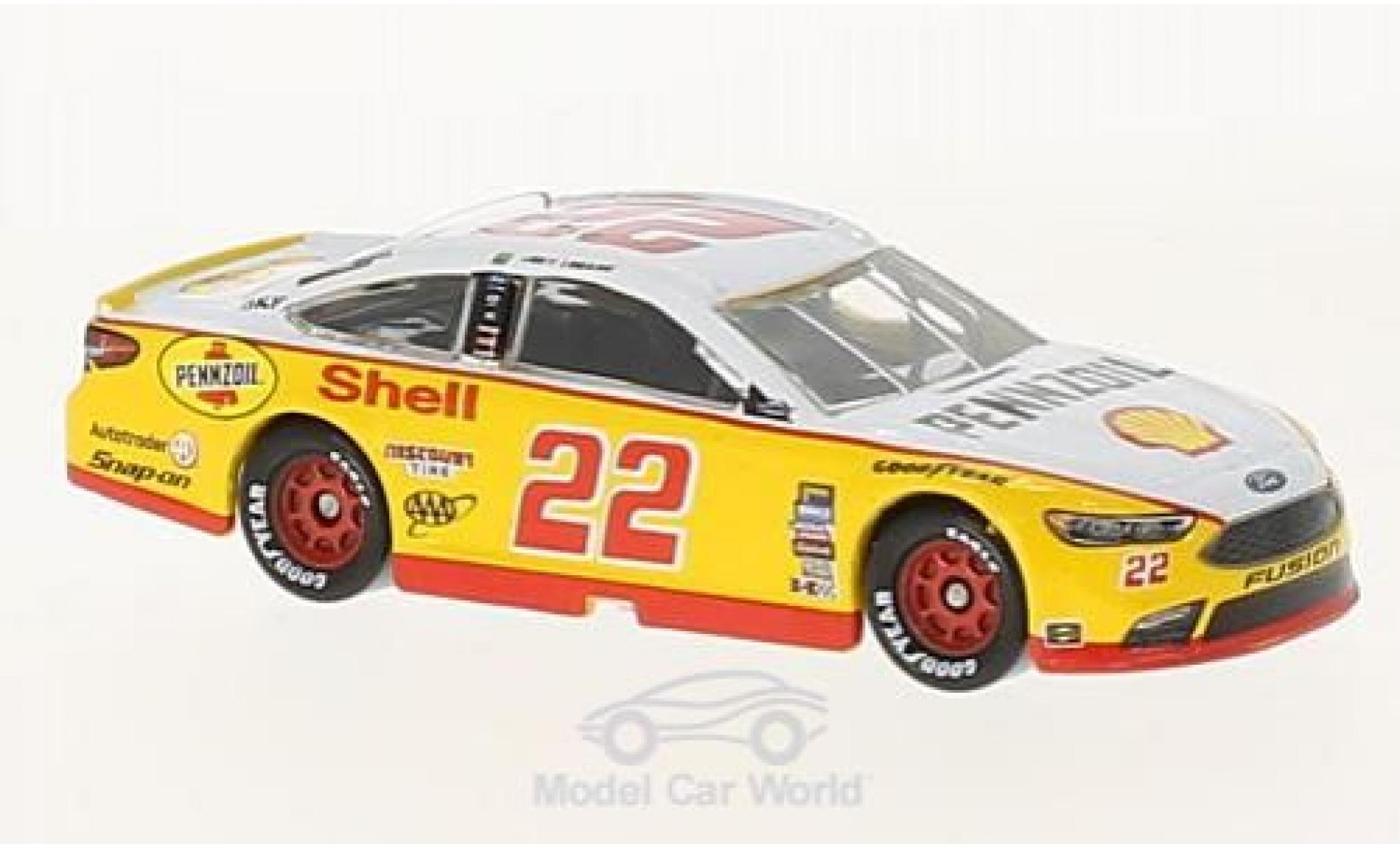 Ford Fusion 1/64 Lionel Racing No.22 Team Penske S Darlington Nascar 2017 J.Logano ohne Vitrine modellino in miniatura