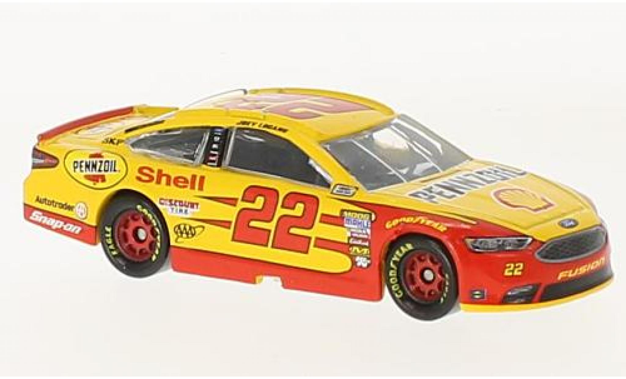 Ford Fusion 1/64 Lionel Racing No.22 Team Penske S Pennzoil Nascar 2018 J.Logano sans Vitrine modellino in miniatura
