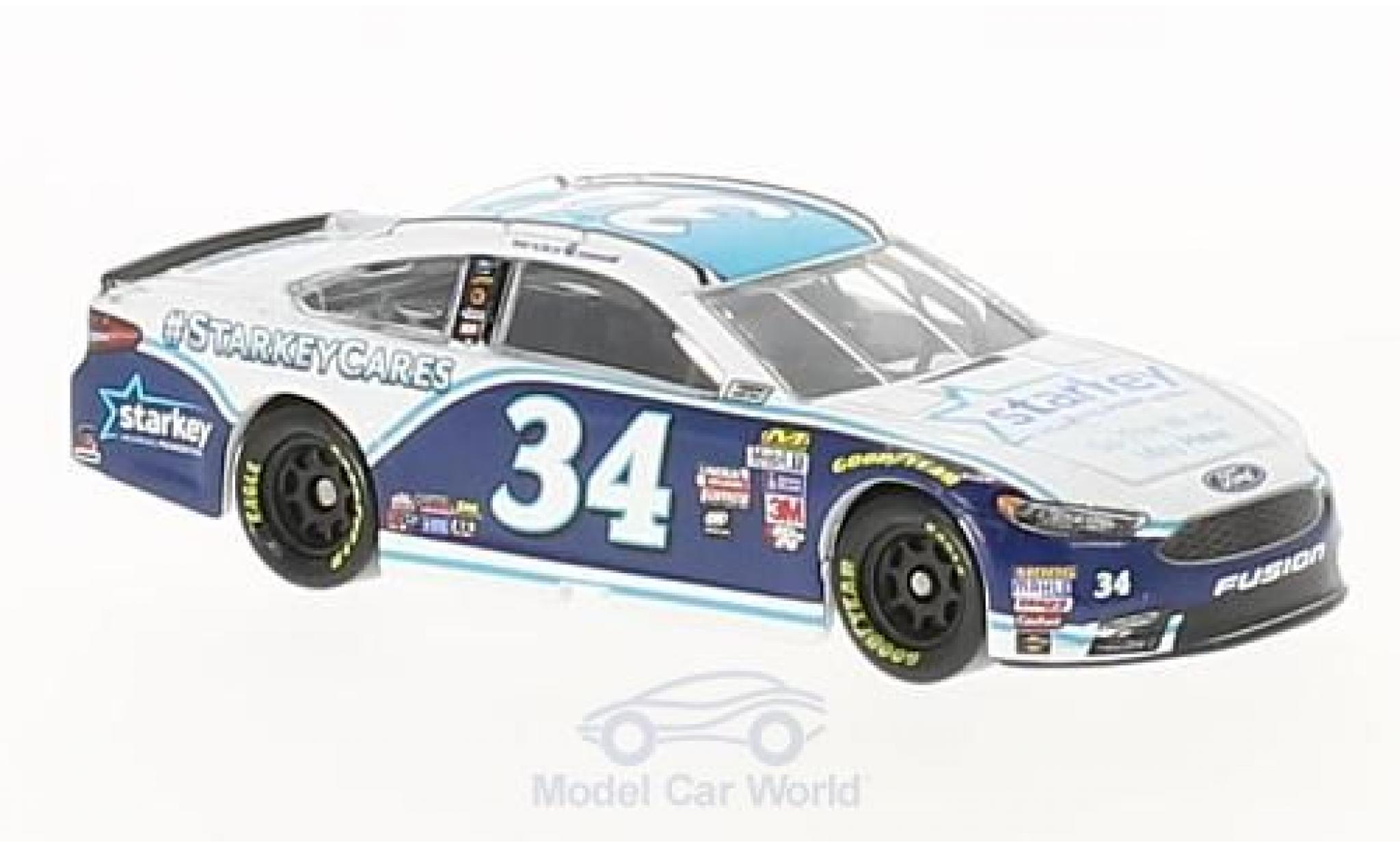 Ford Fusion 1/64 Lionel Racing No.34 Front Row Motorsports Starkey Hearing Foudation Nascar 2017 L.Cassill modellino in miniatura